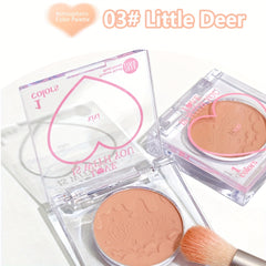 Xixi Natural Blush Palette Smooth Texture Pigmented Brightening