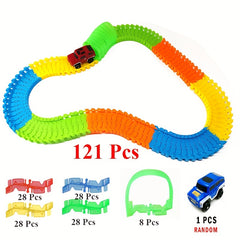 DIY Racing Track Puzzle Toy for Kids