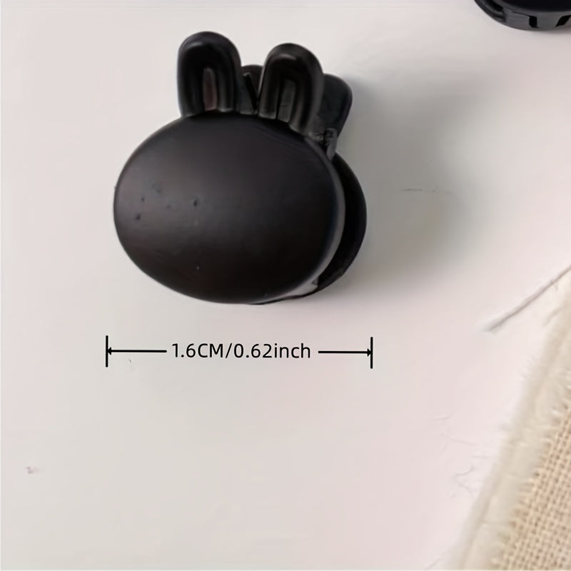Mini Rabbit Shaped Hair Claw Clip Frosted Hair Claw Style Shark Clip