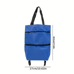 Grocery Cart Wheel Bag for Easy Shopping