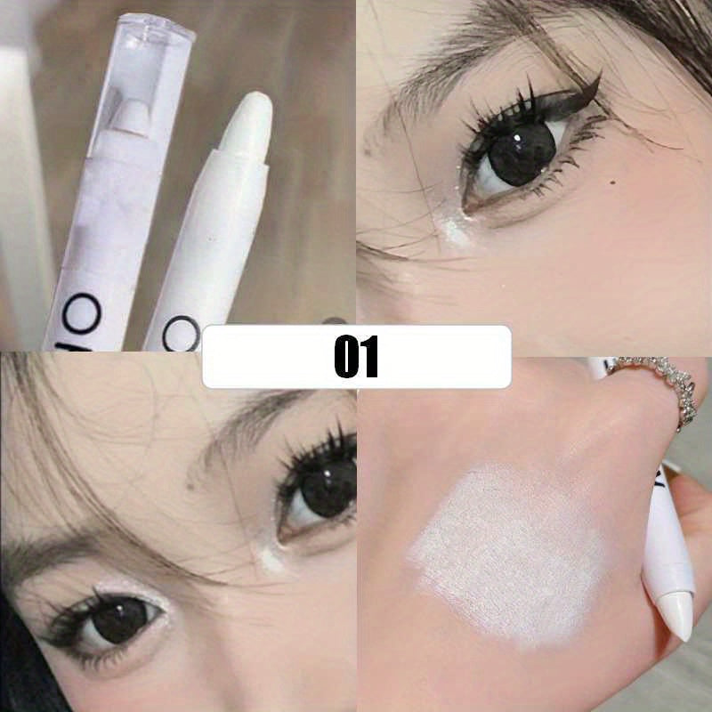 Glitter Eyeliner Highlighter Pencil Long Lasting