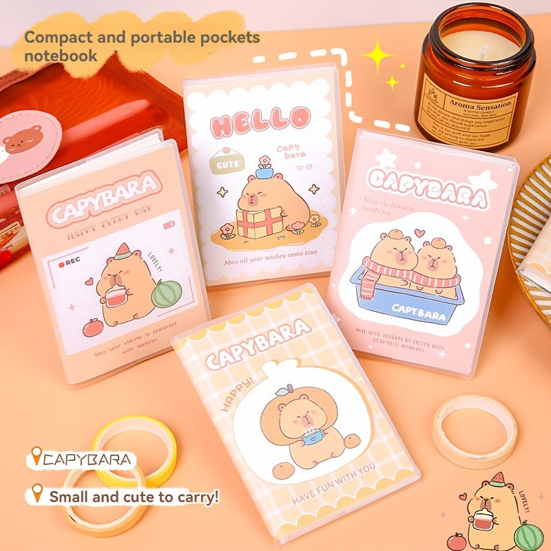 Capypara Customizable Mini Notebook Waterproof Plastic Cover Soft Cover Journal