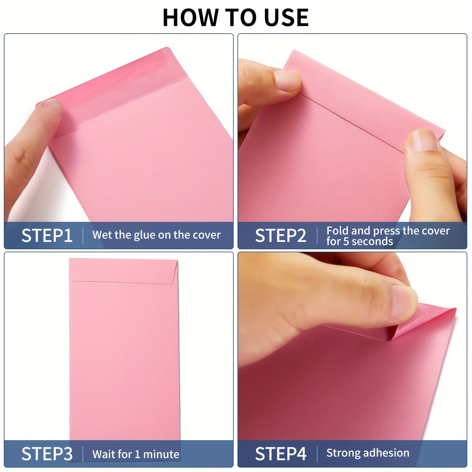 100 Pack Colored Cash Envelopes Money Saving Budgeting