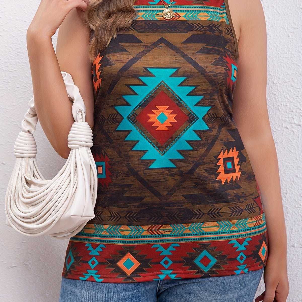  Southwestern Style Tank Top