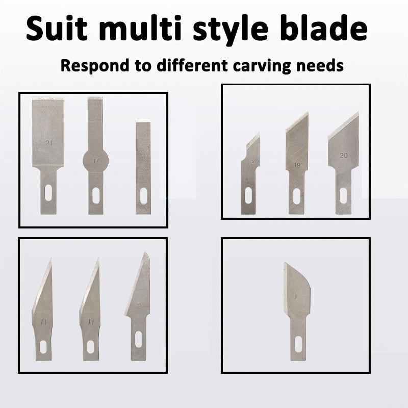 13pcs Aluminum Alloy Carving Tool Set for Handcraft Model Utility