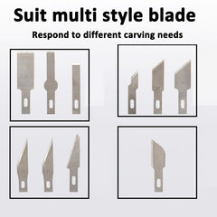 13pcs Aluminum Alloy Carving Tool Set for Handcraft Model Utility