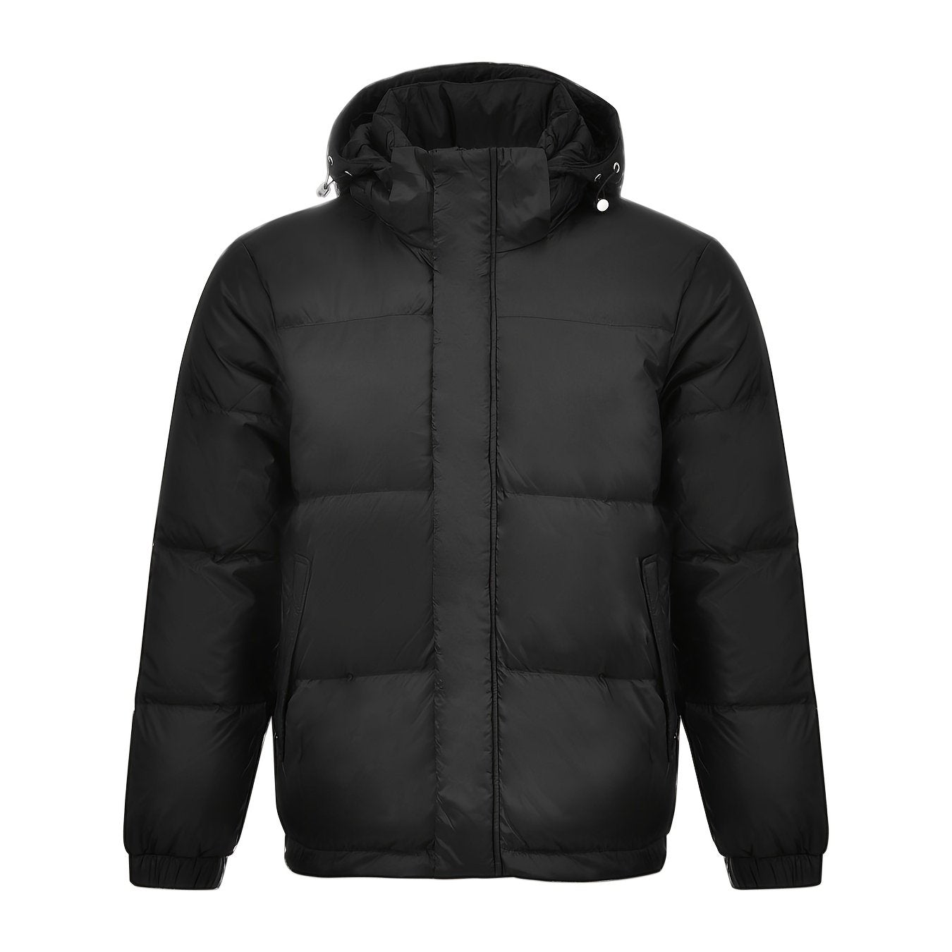 Men's Hooded Puffer Jacket for Skiing