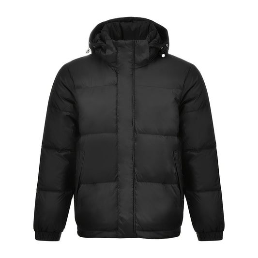 Men's Hooded Puffer Jacket for Skiing