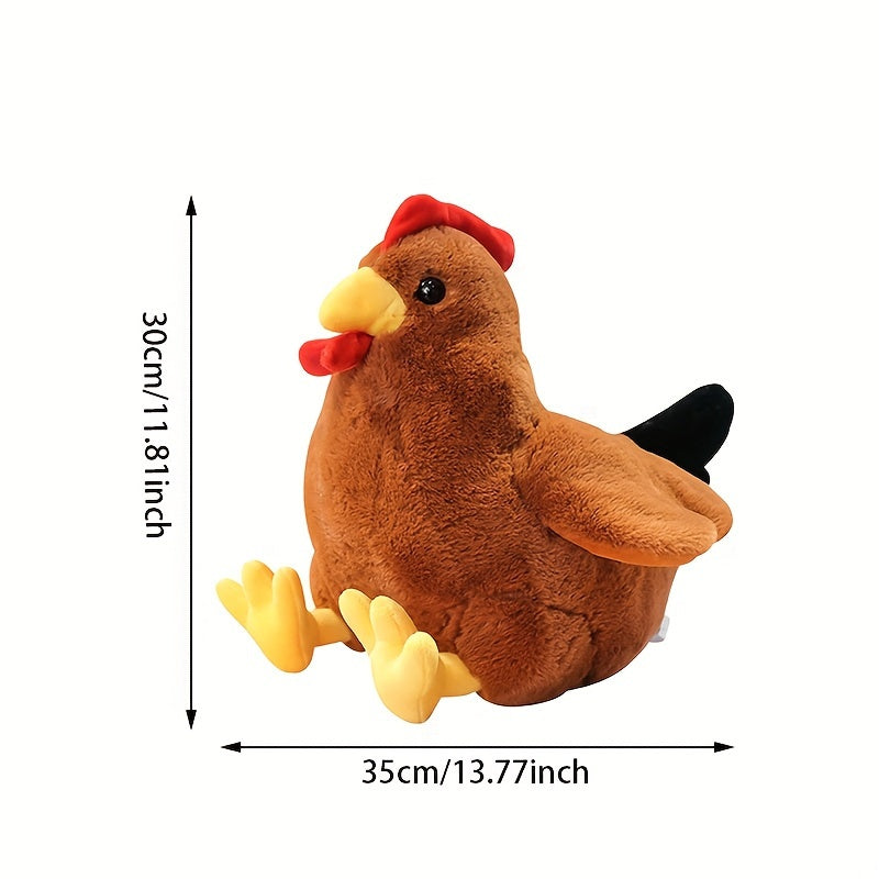 Large Plush Rooster Doll & Pillow Set - Great Gift for Christmas/Birthday