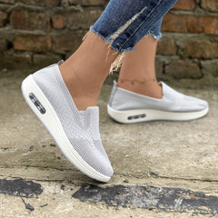 Women's Air Cushion Sock Shoes Lightweight Slip On Casual Walking Shoes