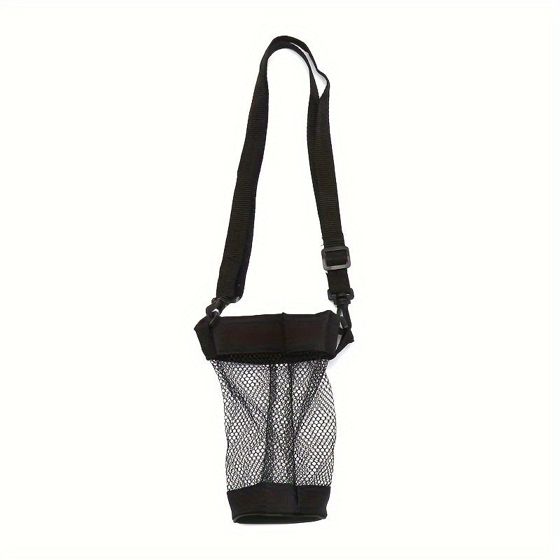 Mesh Bag Holder Tumbler Cup with Shoulder Strap