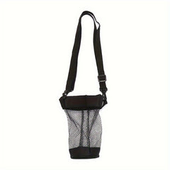 Mesh Bag Holder Tumbler Cup with Shoulder Strap