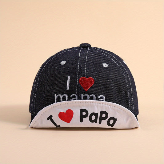 Kids Denim Sunshade Soft Brim Hat