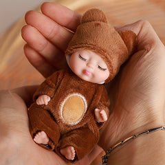 Companion Mini Reborn Animal Doll 1pc Plush Toy Sleeping Companion for Ages 3-6