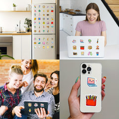 100pcs Cartoon School Stickers for Laptops Water Bottles & DIY Projects