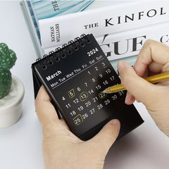 1pc Mini Calendar Student Portable Notepad Calendar Book Ornament