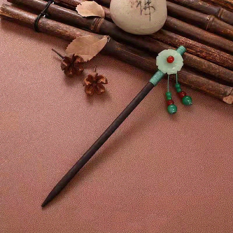 Chinese Style Hairpin Ancient Style Wooden Hair Stick Cheongsam Costume Hair Pin