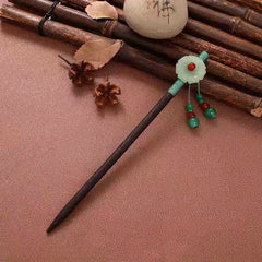 Chinese Style Hairpin Ancient Style Wooden Hair Stick Cheongsam Costume Hair Pin