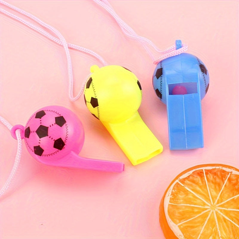 10pcs Colorful Whistles Party Favors Random