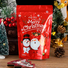 10pcs Christmas Pearl Candy Gift Bags Party Decoration Bags