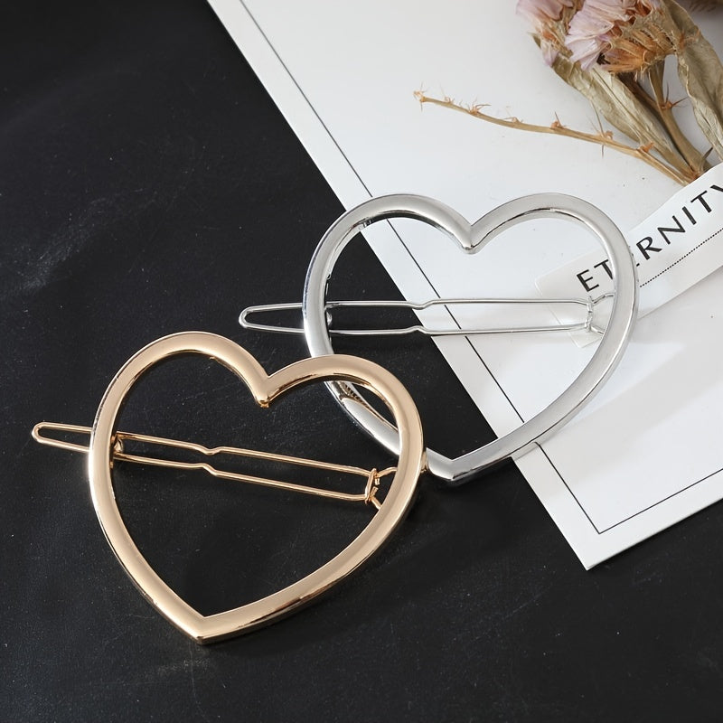 Sweet Heart Shape Hairpins Hair Clip Delicate Hair Pin Jewelry Accessories