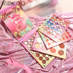 Anime Eyeshadow Plate - 4 Layers Rotating Highlight & Blush