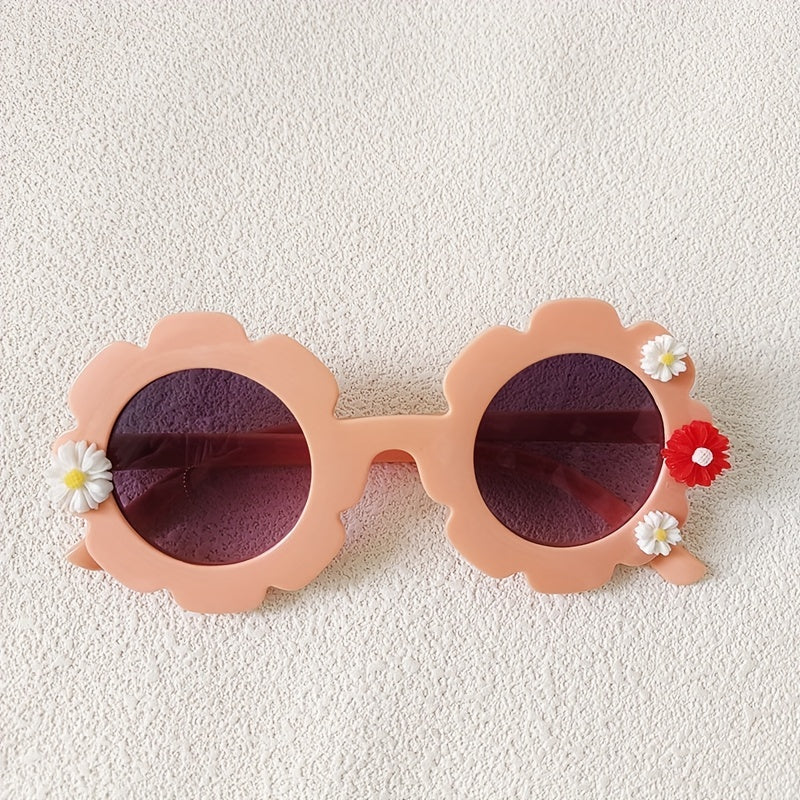 DIY Girl's Small Daisy Sunglasses UV Protection