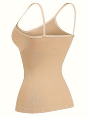 Solid Cami Top Sleeveless Scoop Neck