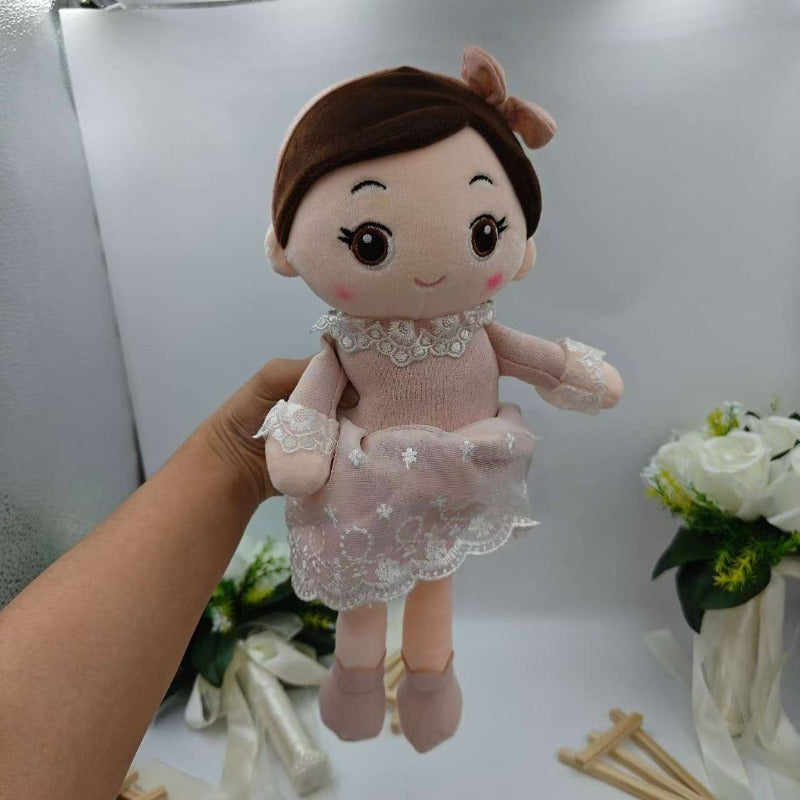 Adorable Angel Girl Plush Toy Doll Soft Pink & Mixed Colors