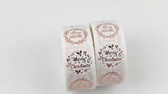 Rolled Rose Golden Stickers Hot Stamping 500 Sheets