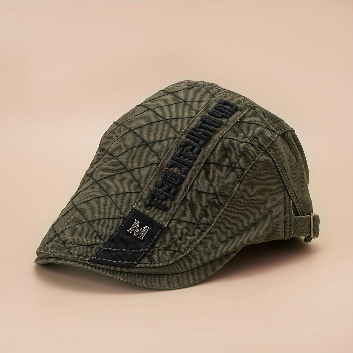 Washed Denim Curved Brim Baseball Cap