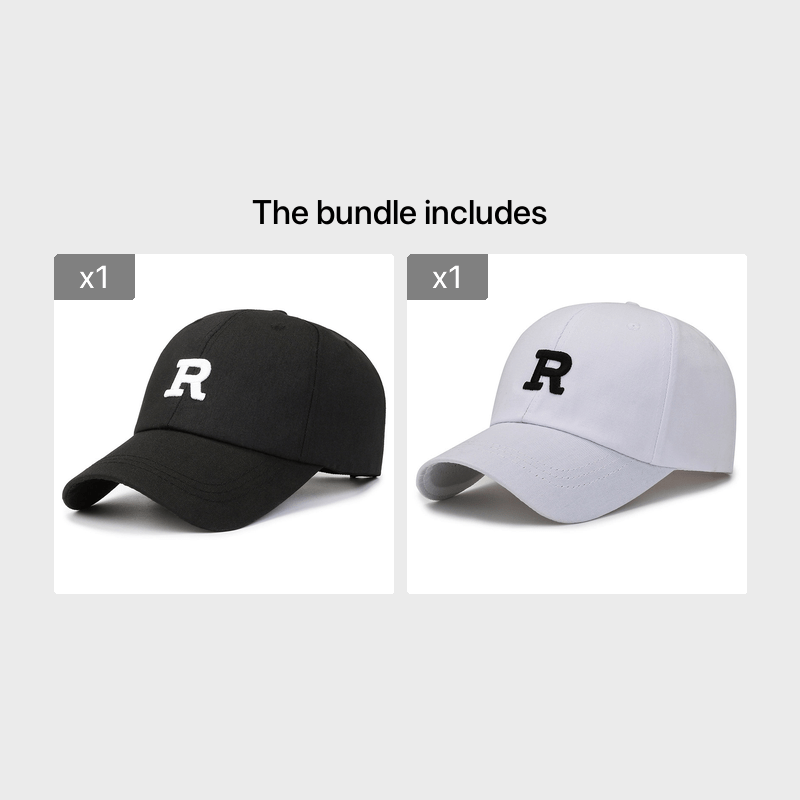 Men's Letter Embroidered Cotton Baseball Cap