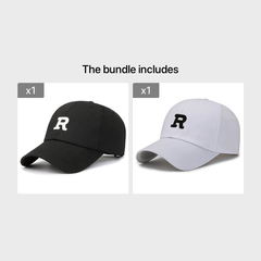 Men's Letter Embroidered Cotton Baseball Cap