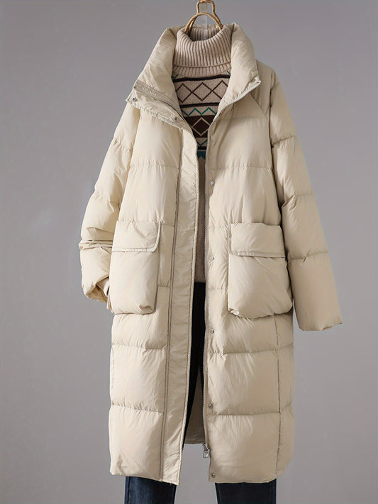 Long Puffer Jacket Women Winter Warm Outdoor Clothing