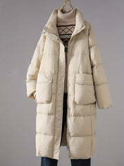 Long Puffer Jacket Women Winter Warm Outdoor Clothing