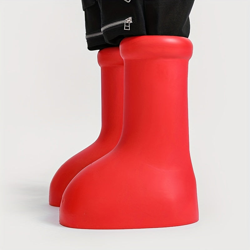 Unisex High Top Rubber Sole Rain Boots