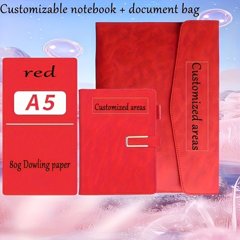 Customized Notebook Set with Pen A5 A4 Folder