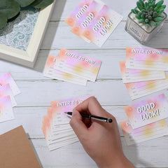 50pcs Student Reward Small Cards Blank Lottery Ticket Form