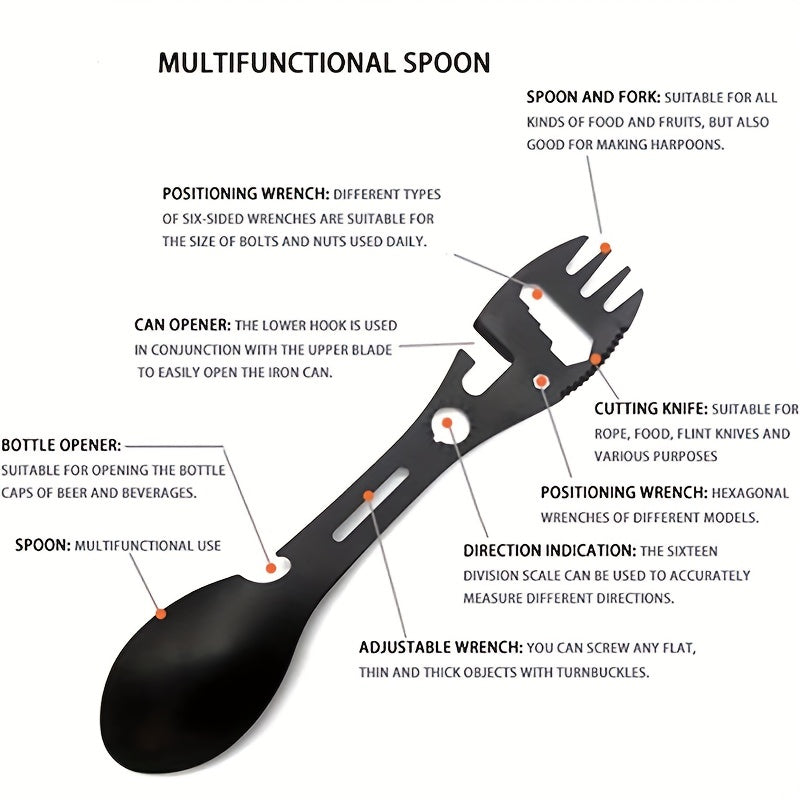 10 in 1 Stainless Steel Outdoor Camping Multitool