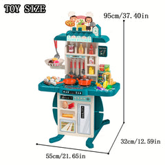 Kids Kitchen Toy Set with Water Spray Sound