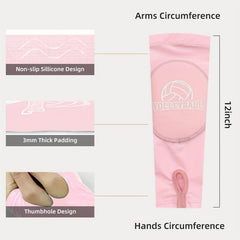 Volleyball Arm Sleeves and Knee Pads Set
