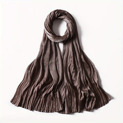 Muslim Headband Solid Elasticity Scarf Windproof Sunproof Shawl