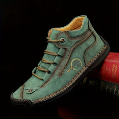 Men's Vintage Lace Up Boots Comfortable Ankle Chukka Boots