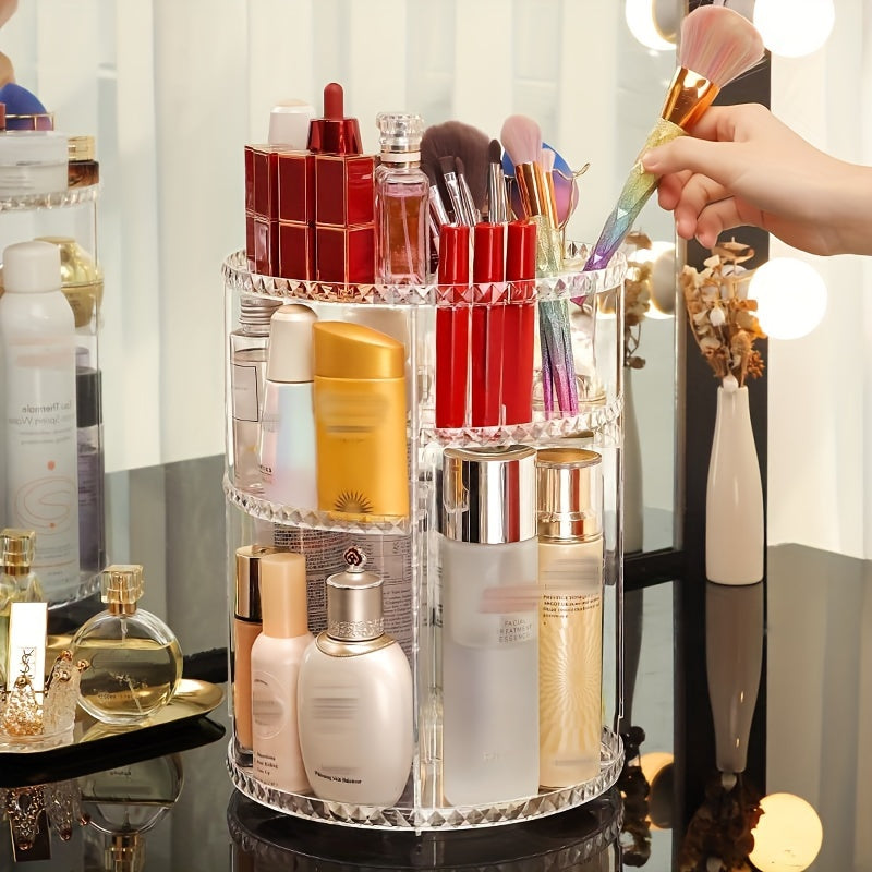 Desktop Cosmetic Storage Box Rotating Storage Box Room Decor