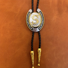Letter S Neckline Necklace Tie Retro Western Denim Shirt Sweater Accessory