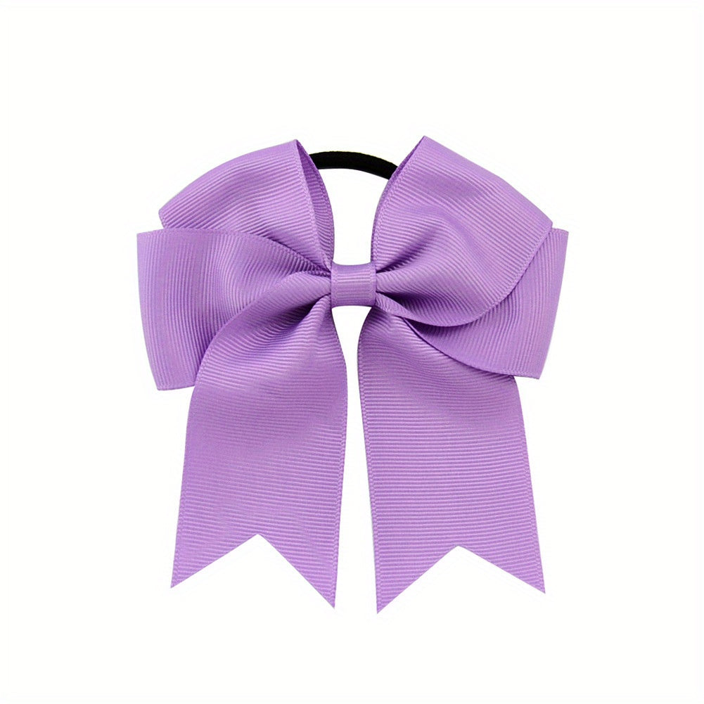 Dovetail Streamer Bow Hair Tie Leather Hair Rope