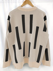 Men's Knitted Casual Warm Round Neck Pullover Sweater