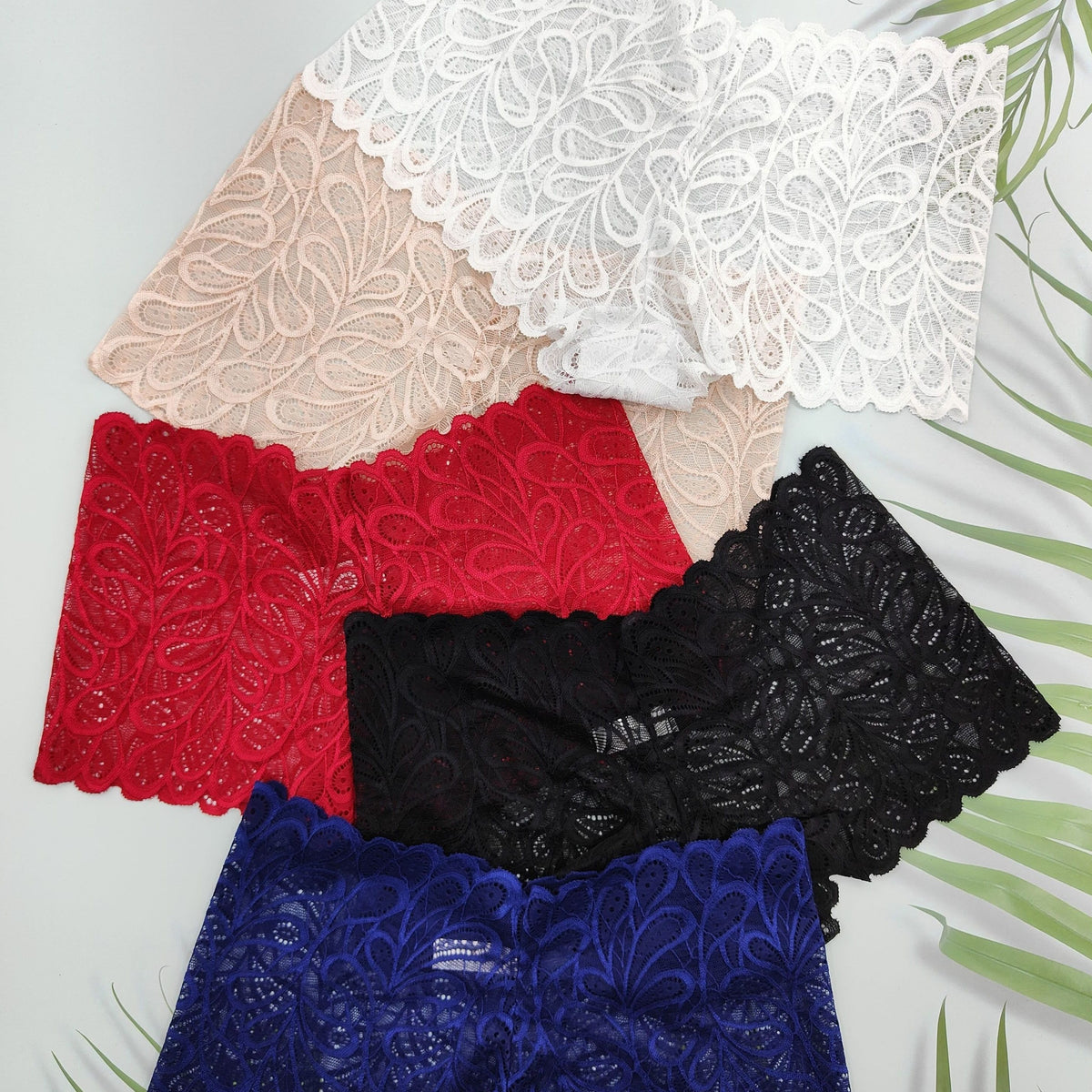 Floral Lace Boyshort Panties Soft & Comfortable Women's Lingerie