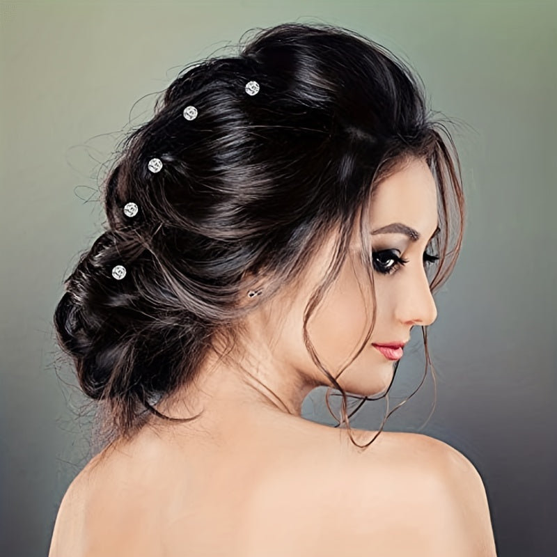 Rhinestone Hair Pins Bridal Wedding Hairpin Hair Accessories For Women