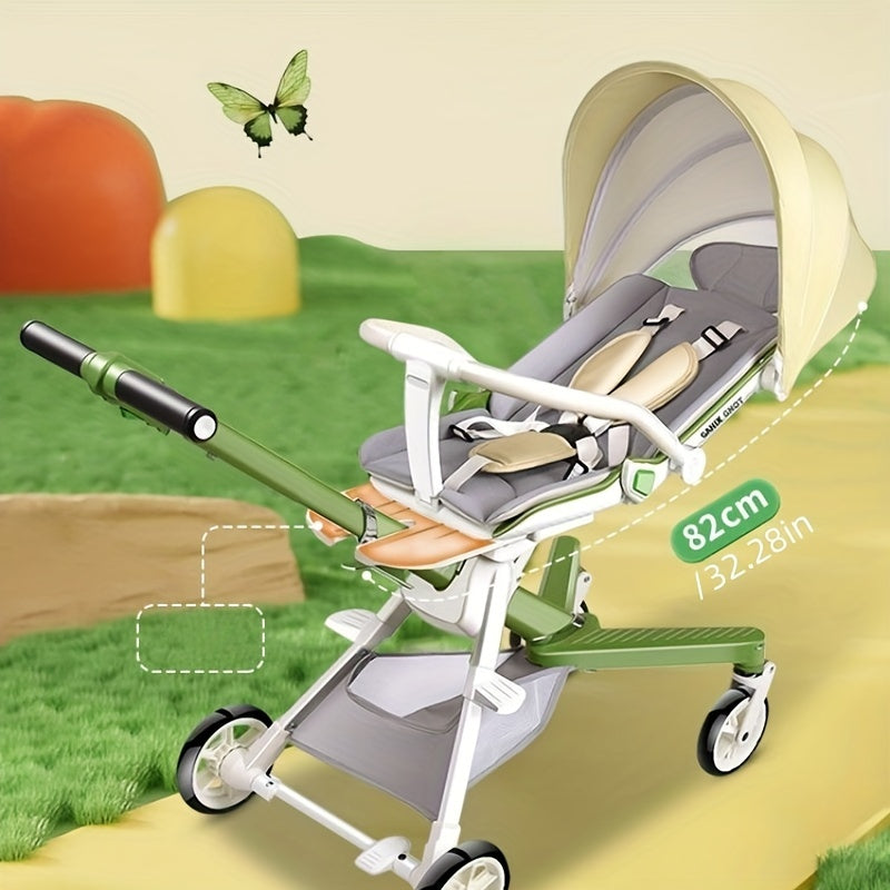 Foldable Baby Stroller, Sit & Lie, Dual Direction, Lightweight